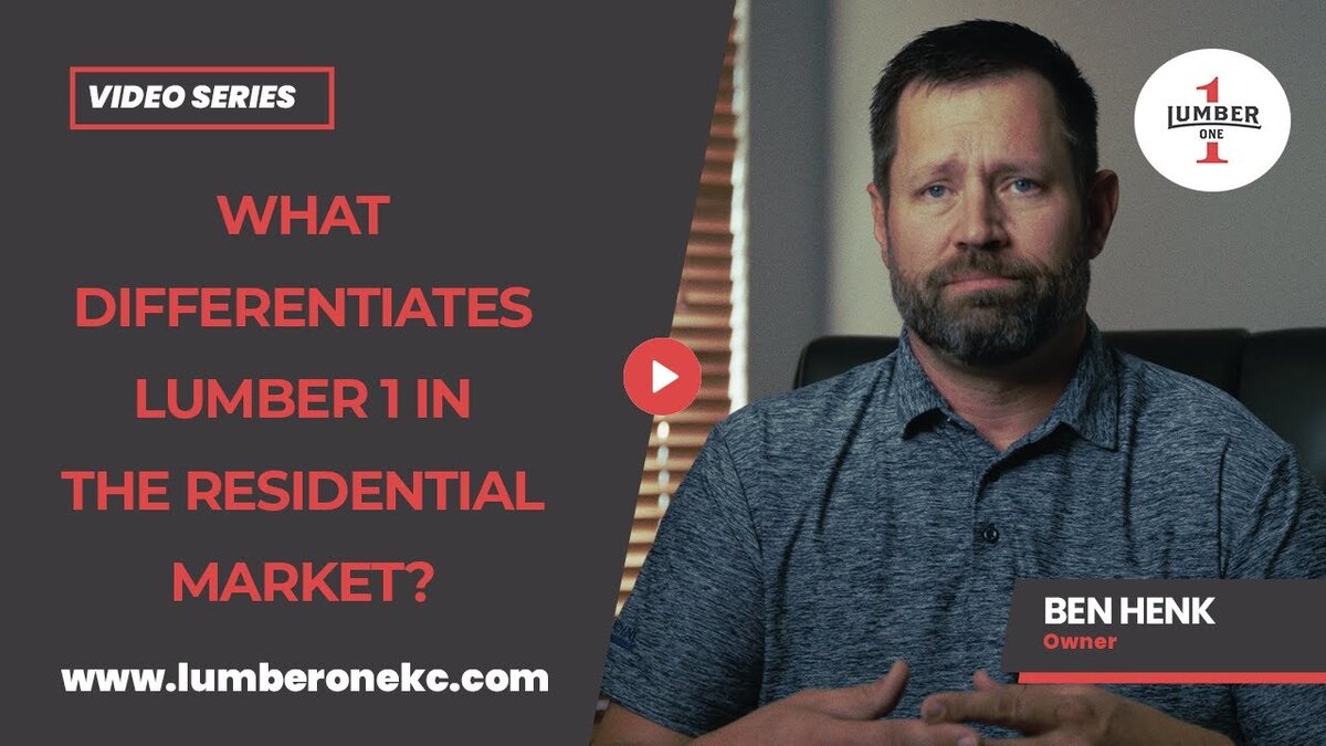 lumber 1 in the residential market